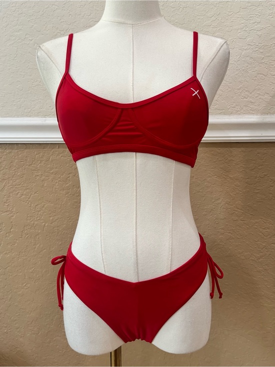 Boutine LA Other - Boutine LA Red Two-Piece Bikini Set with Ties
